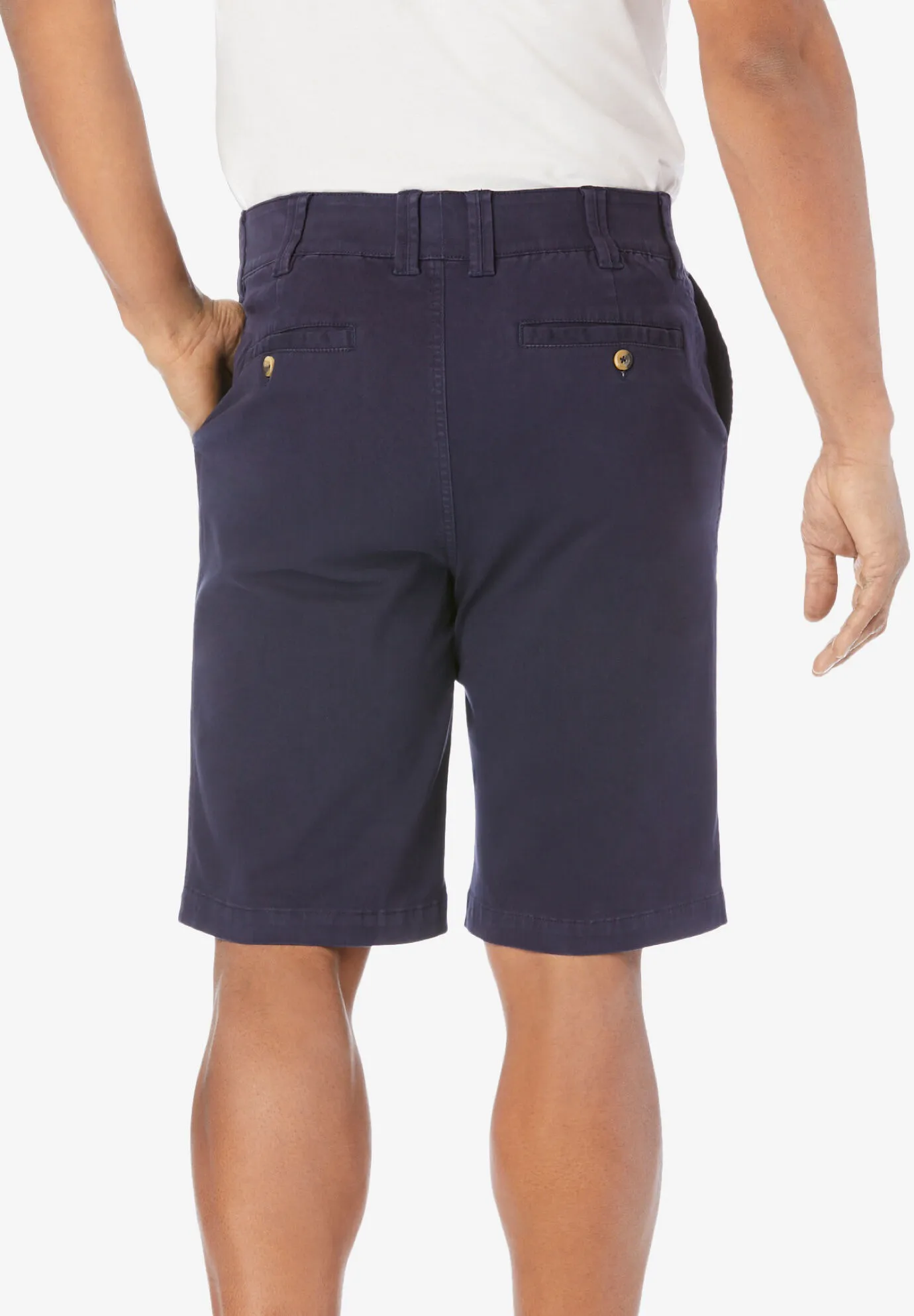 10" Flex Full-Elastic Waist Chino Shorts