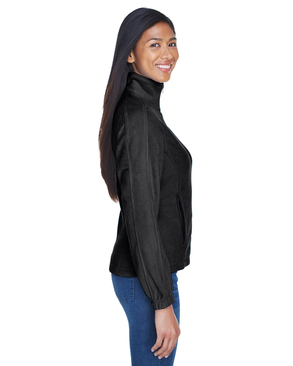 8481 UltraClub® Polyester Ladies' Iceberg Fleece Full-Zip Jacket SKU: 8481