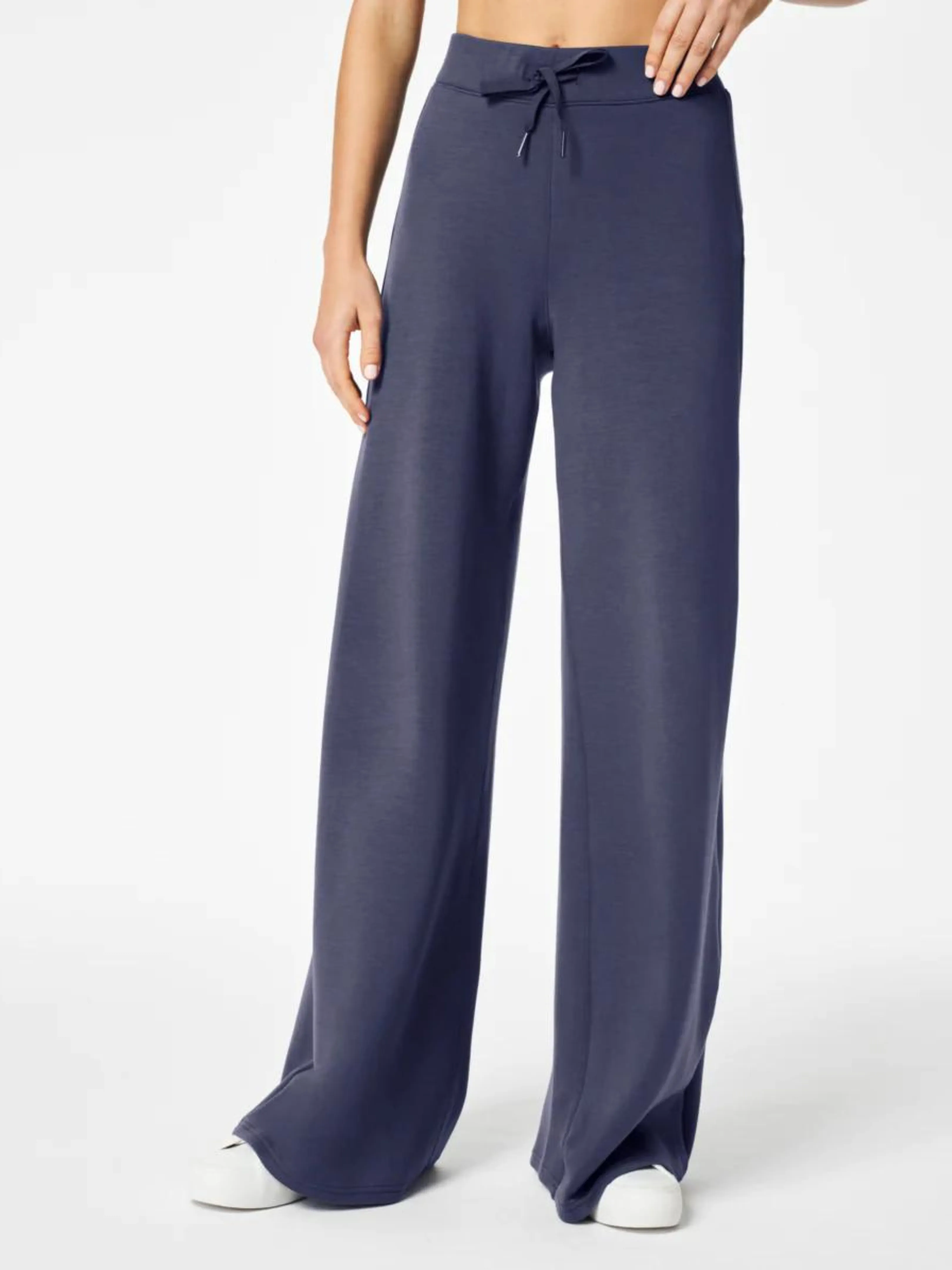 Air Essentials Wide Leg Pant Dark Storm