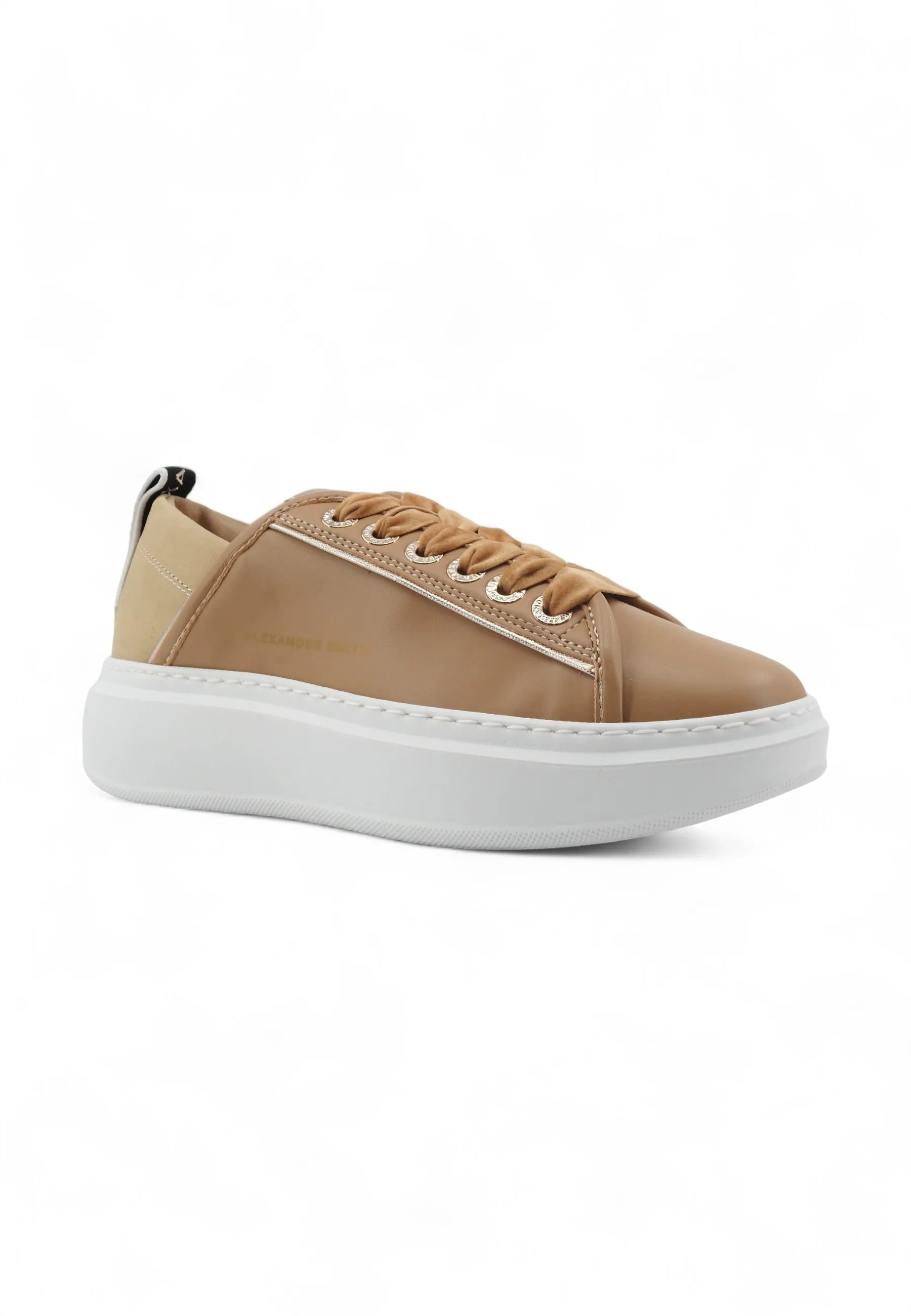 ALEXANDER SMITH Wembley Sneaker Donna Camel Beige WYW0003