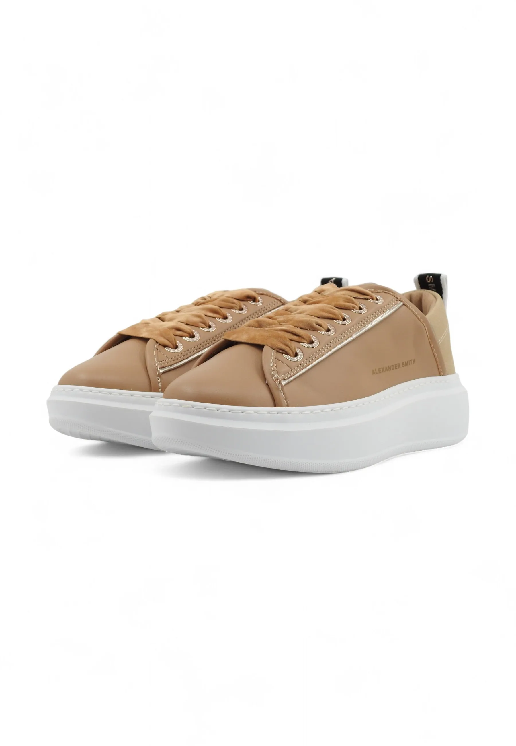 ALEXANDER SMITH Wembley Sneaker Donna Camel Beige WYW0003