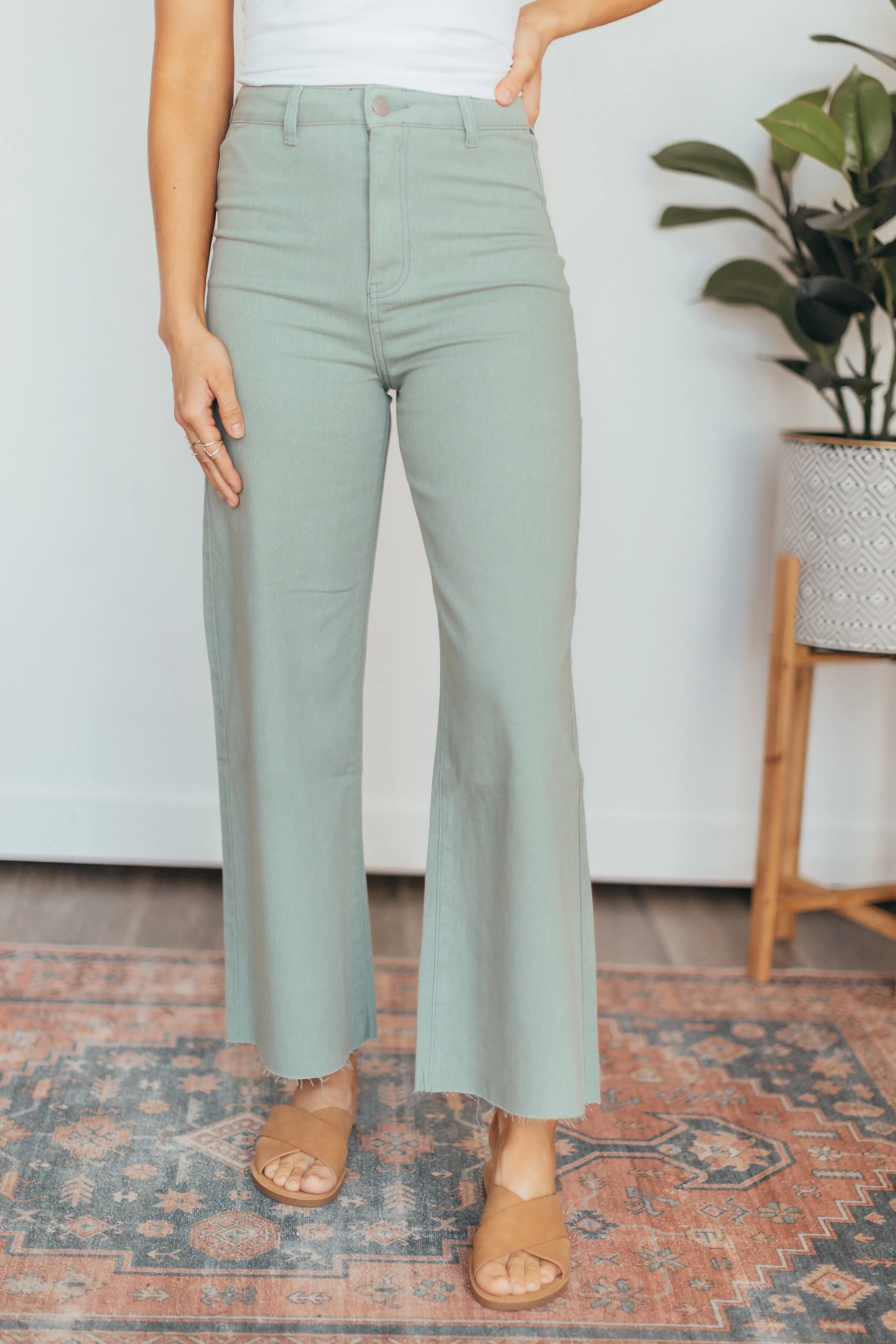 Annie High Rise Wide Leg Jeans - 10 Colors