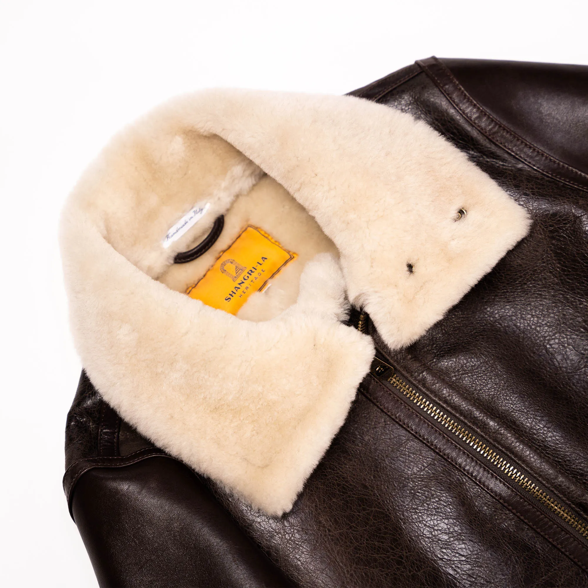 Aviatore B-3 Testa di Moro Shearling Jacket - Shangri-la Heritage