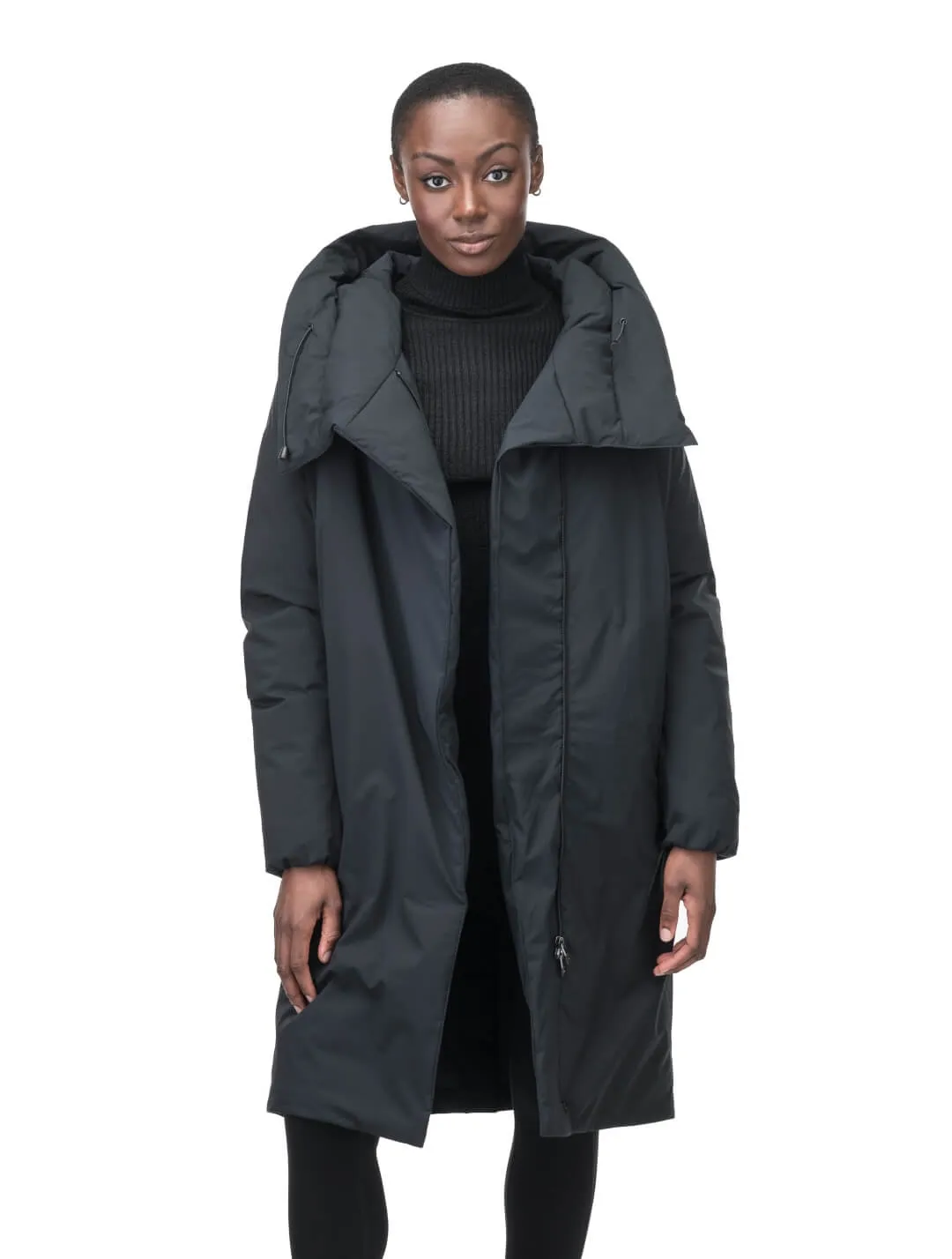 Axis Women's Oversized Coat Black