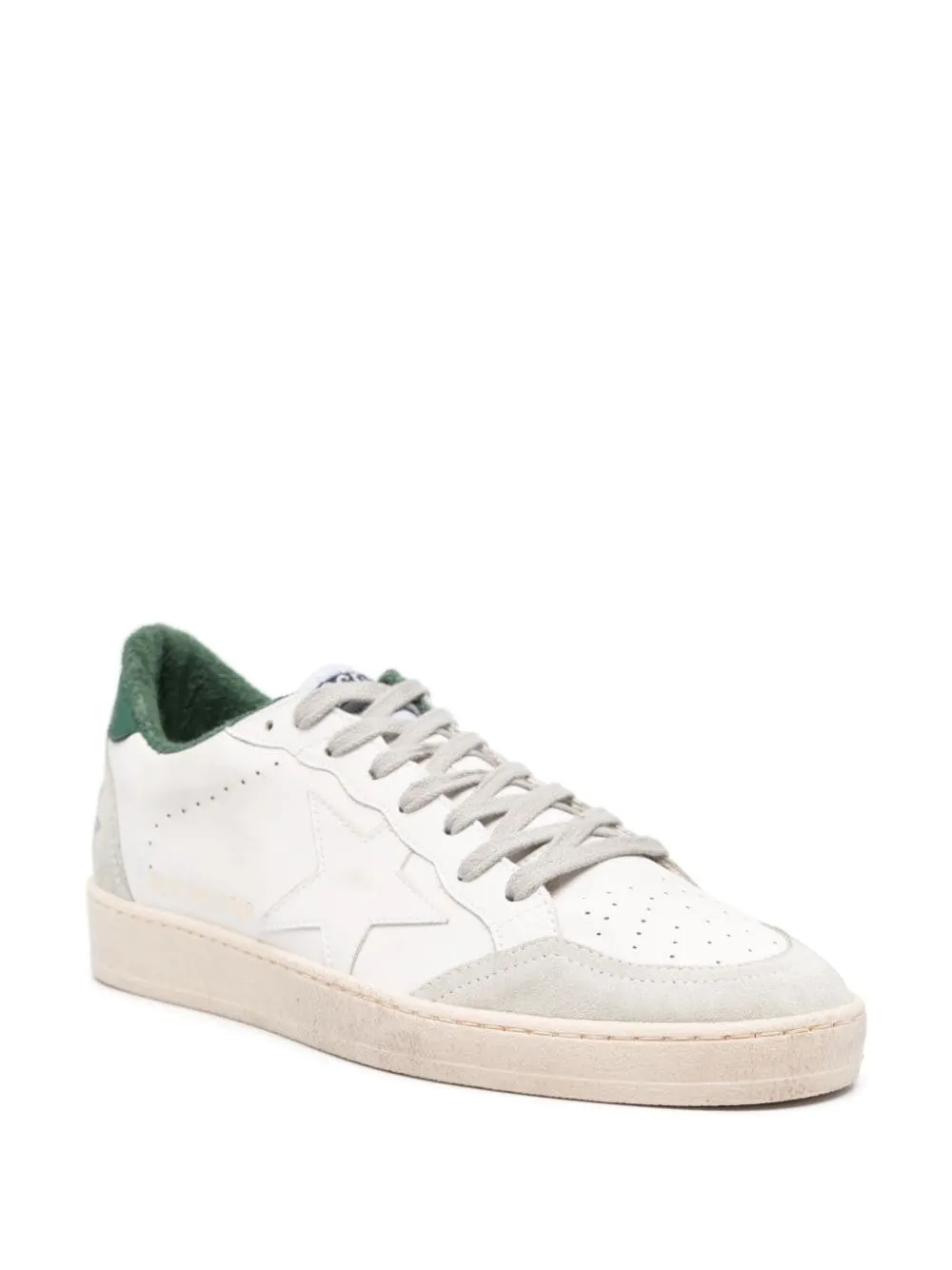 BALLSTAR WHITE/GREEN LOW SNEAKER