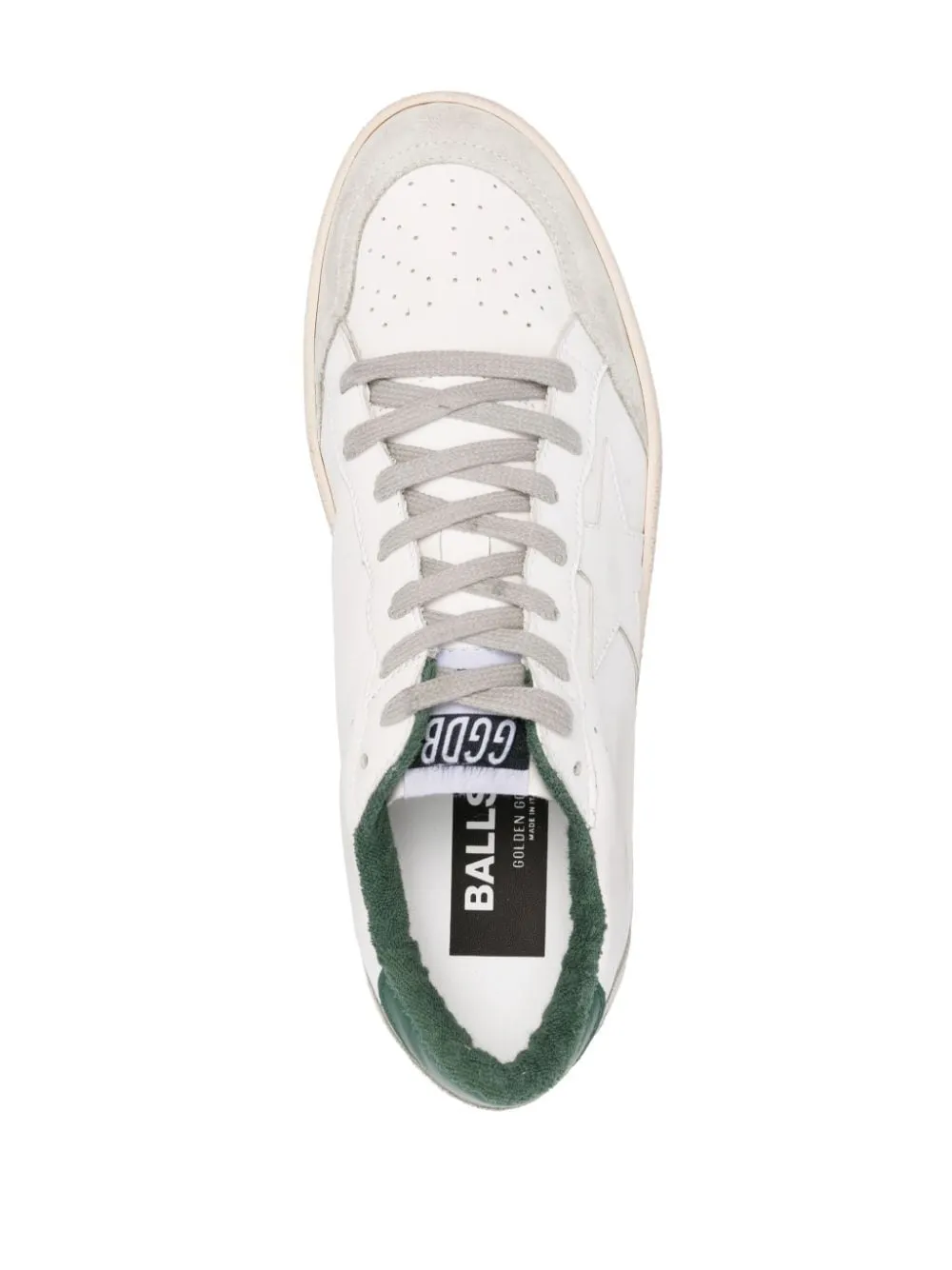 BALLSTAR WHITE/GREEN LOW SNEAKER