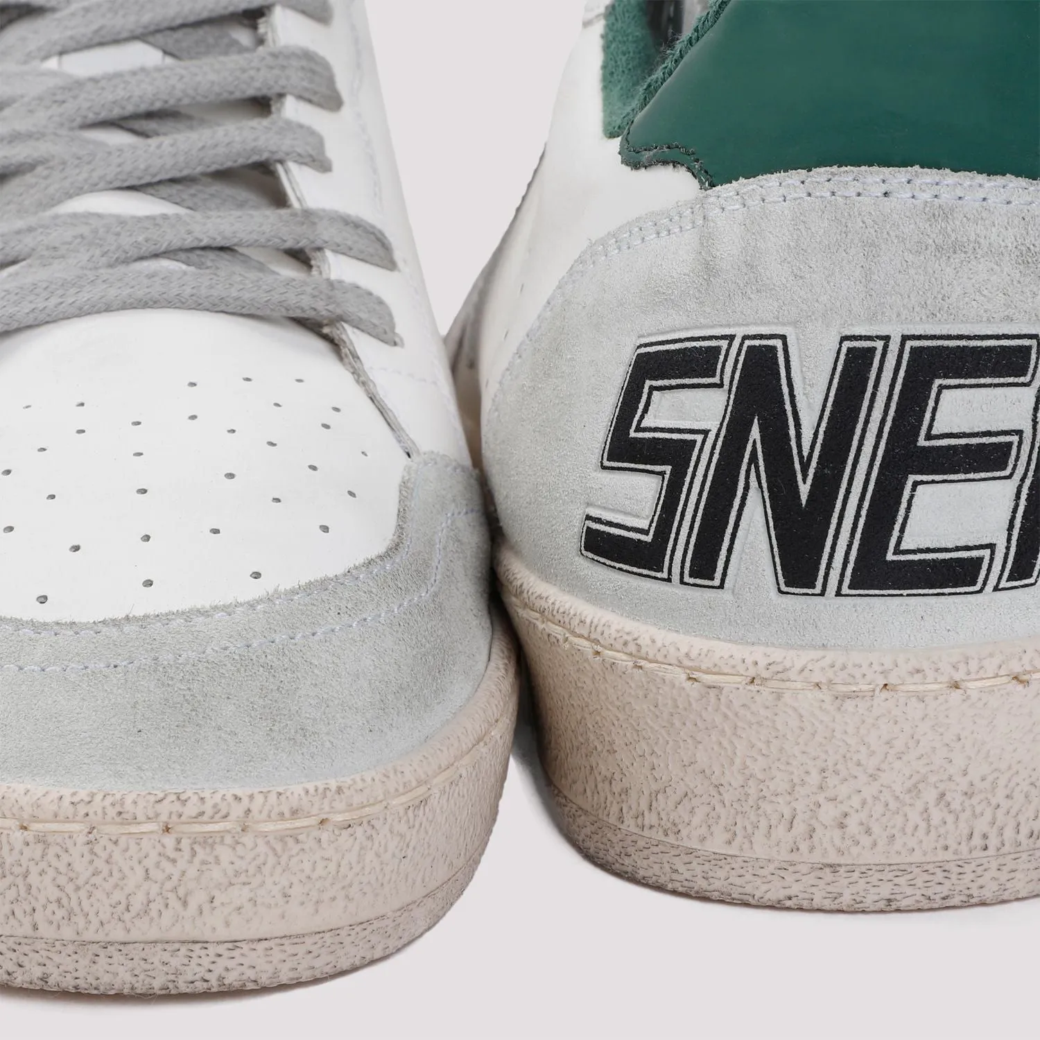 BALLSTAR WHITE/GREEN LOW SNEAKER