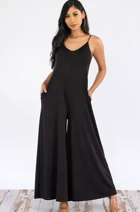 Black Wide Leg Jumpsuit