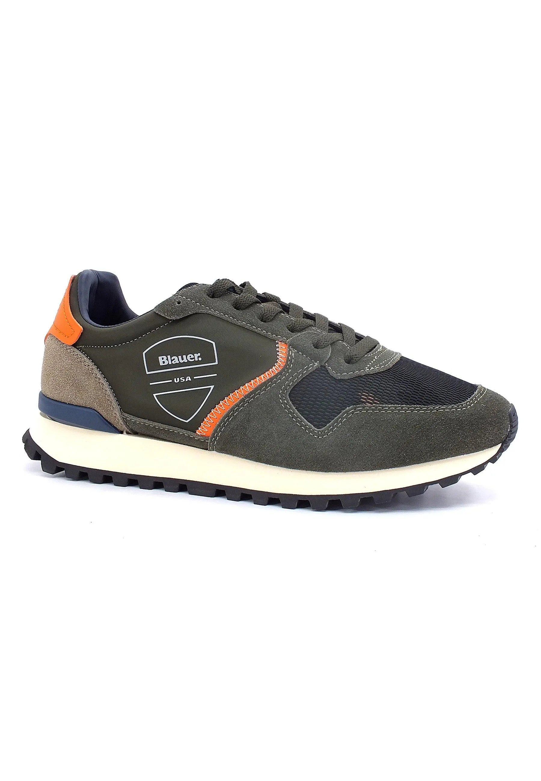 BLAUER Dixon 01 Sneaker Uomo Military Green F2DIXON01