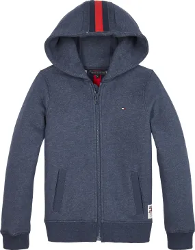 Boys 3-7 Hooded Zip Thru Sweatshirt | Sweatshirts & Hoodies | Tommy Hilfiger