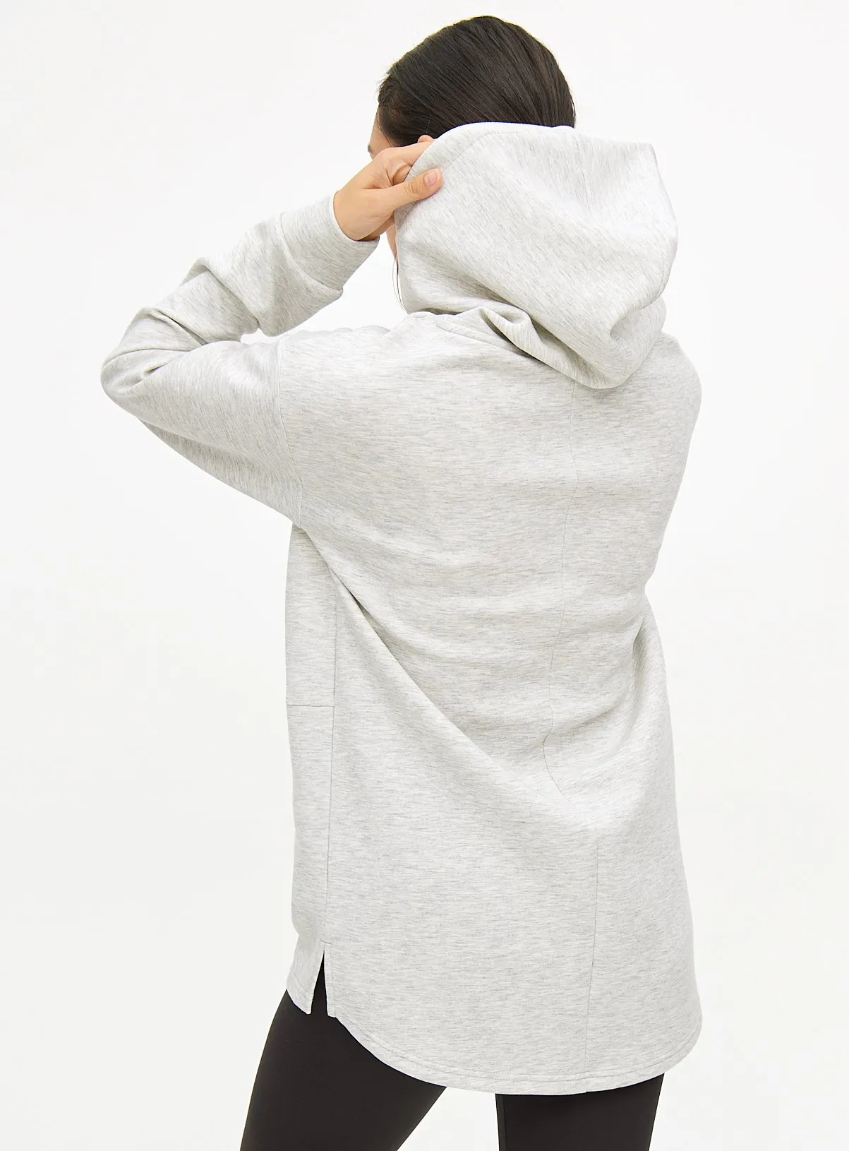 Buy Active Grey Marl Oversized Scuba Hoodie XL | Hoodies and sweatshirts | Tu