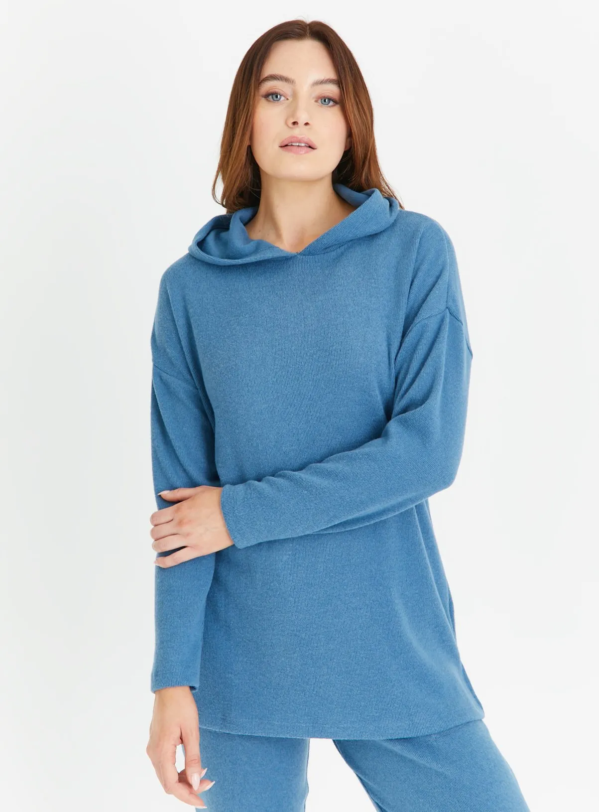 Buy Blue Soft Touch Coord Hoodie  18 | Hoodies and sweatshirts | Tu