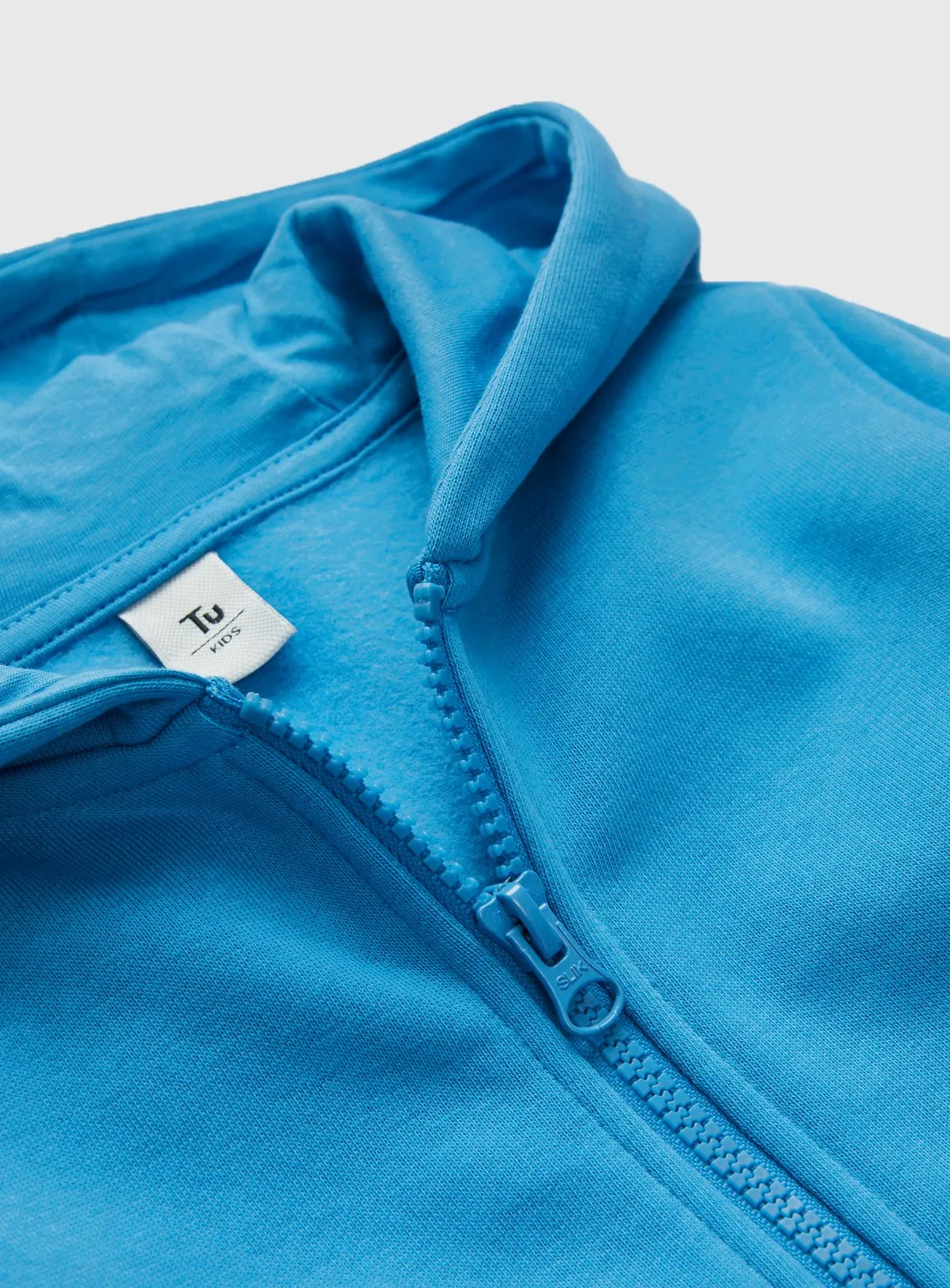 Buy Bright Blue Zip-Through Hoodie 6 years | Jumpers and hoodies | Tu