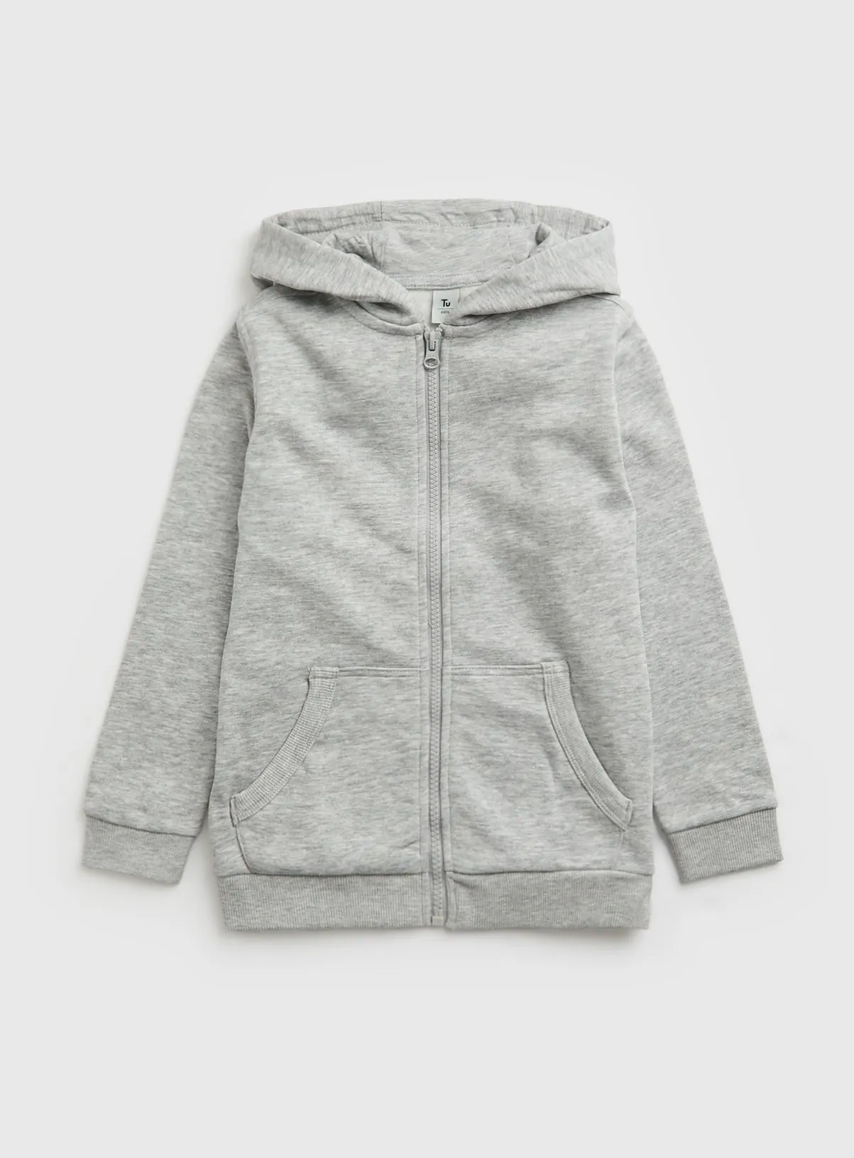 Buy Grey Zip Through Hoodie 1 year | Jumpers and hoodies | Tu