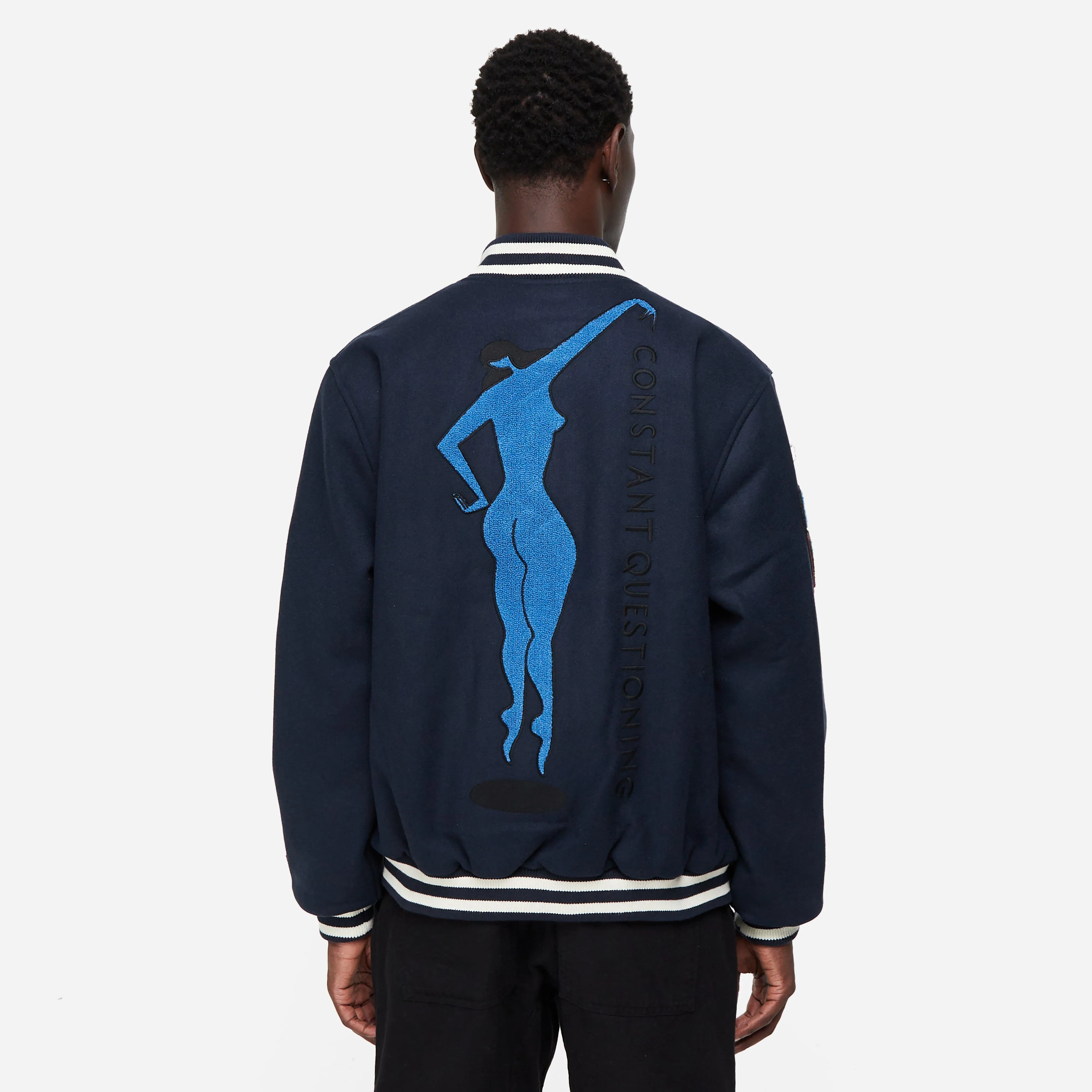 by Parra Run & Sit Bike Varsity Jacket