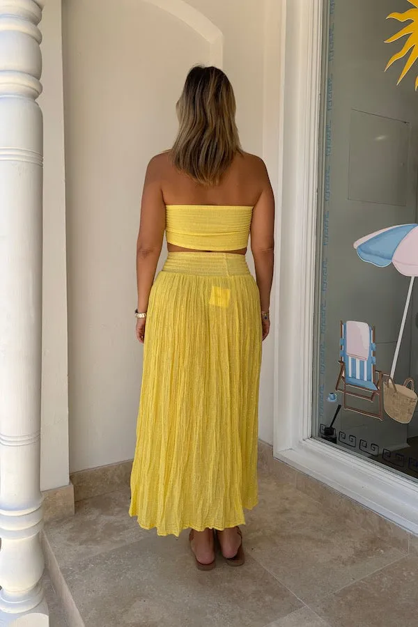 Calypso Skirt Lemon/Gold