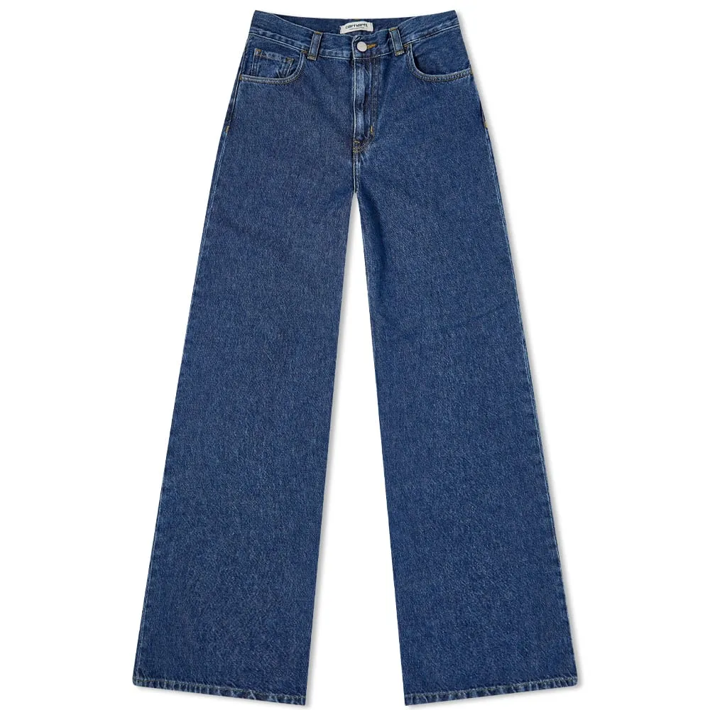 Carhartt WIP Jane Wide Leg JeanBlue Stone Washed