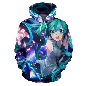 Cartoon theme hoodie