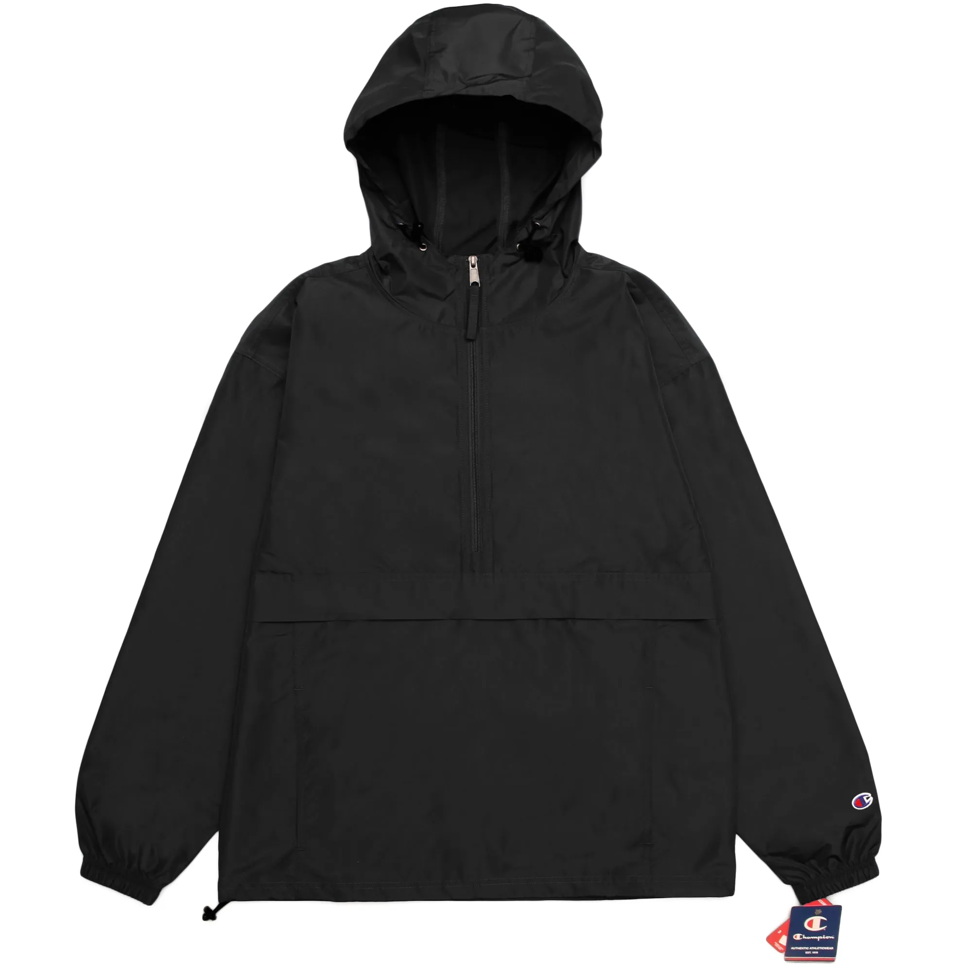 Champion - Packable Hooded Anorak Jacket - Black