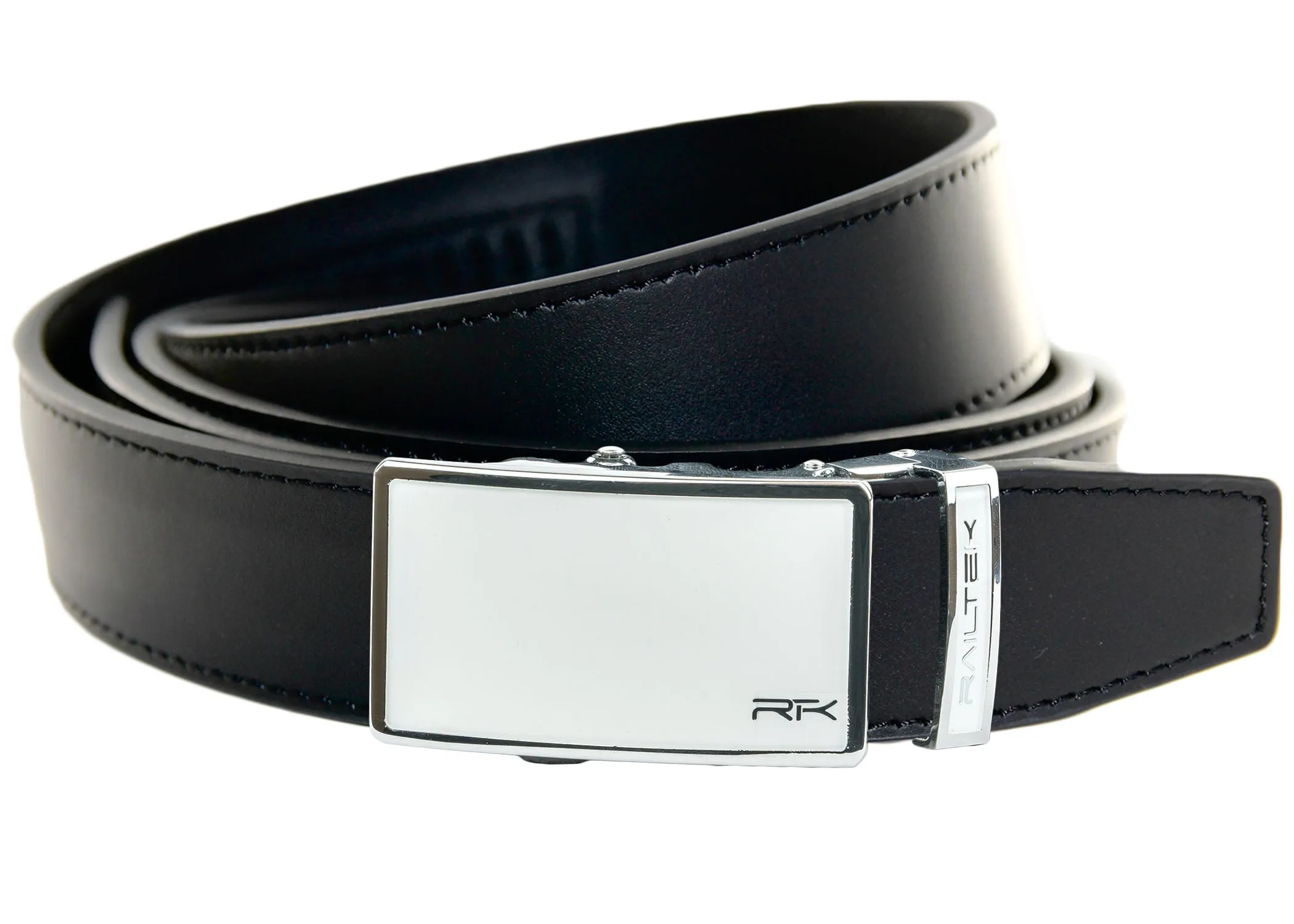 Chrome White Railtek Belt