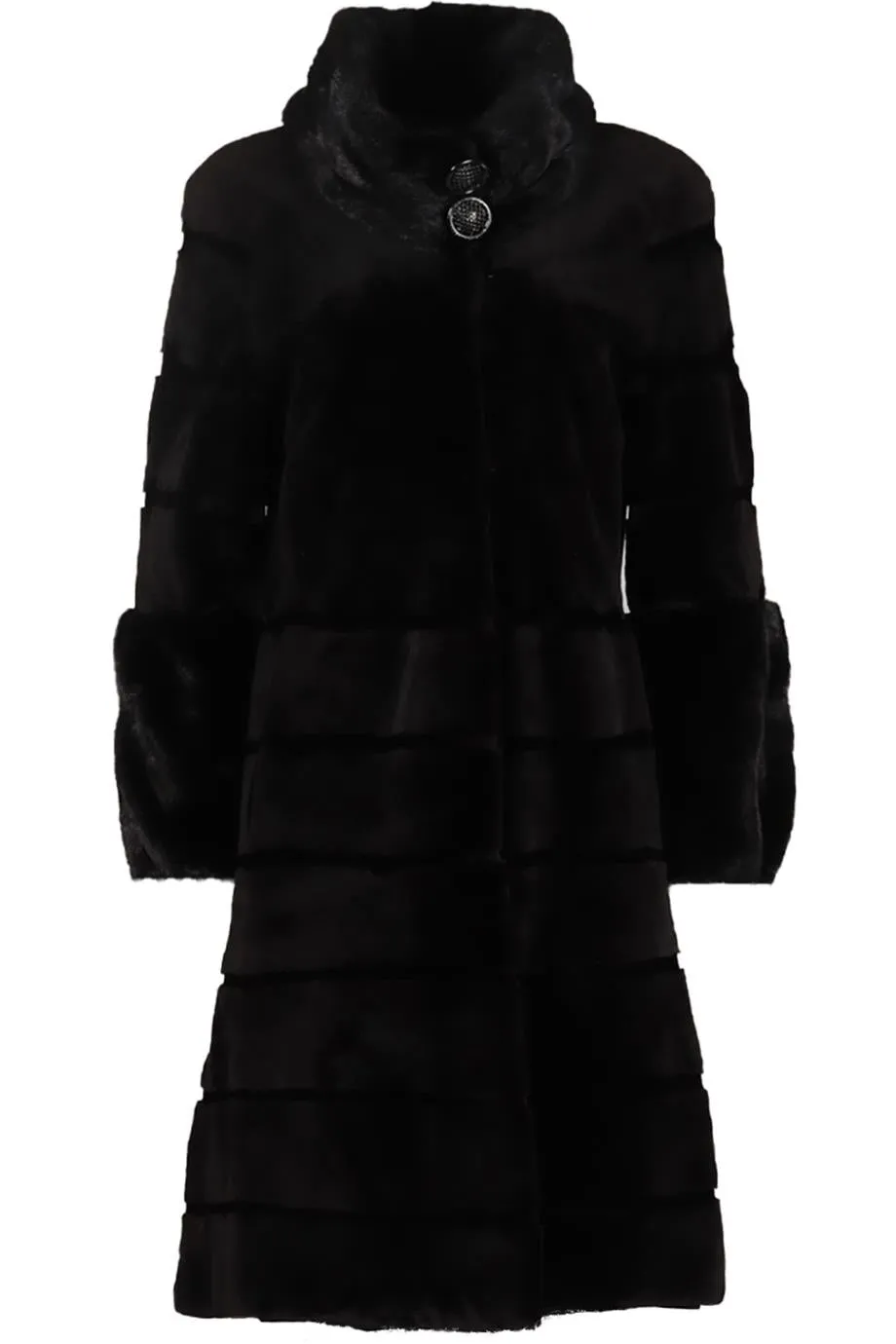 CISODONO MINK FUR COAT IT 40 UK 8