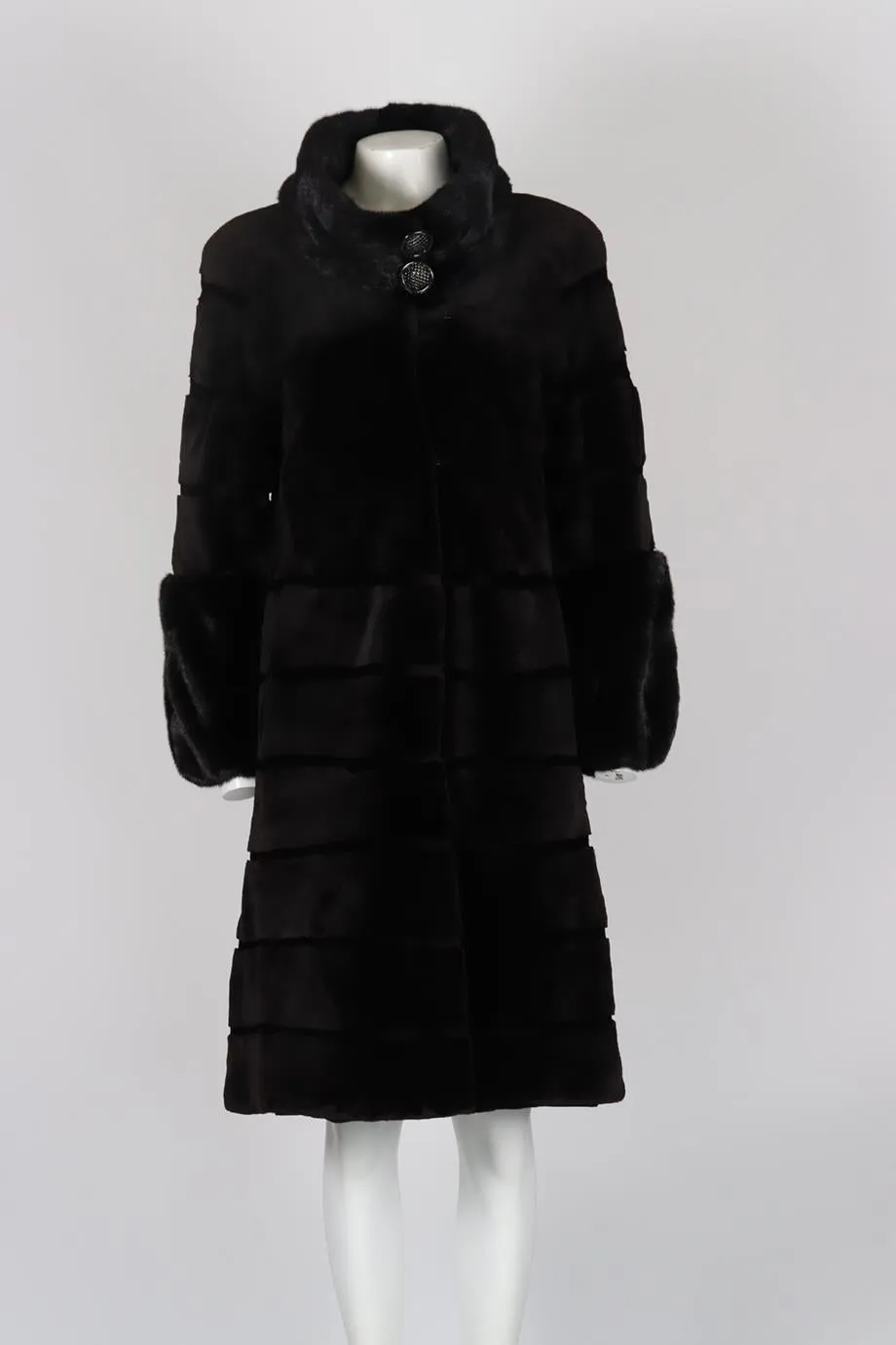 CISODONO MINK FUR COAT IT 40 UK 8