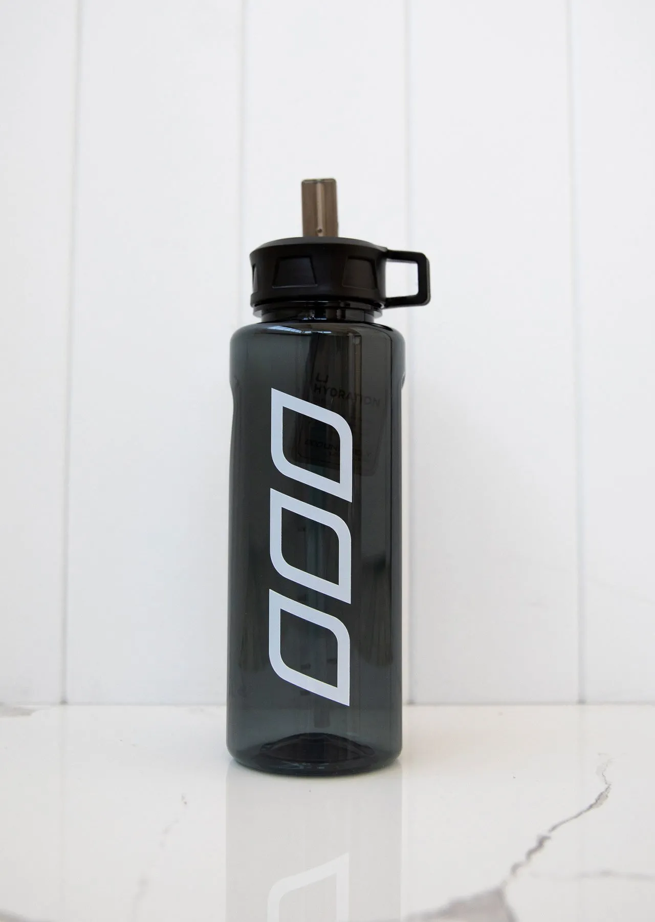 Classic 1L Water Bottle | Black | One Size | Water Bottles | Lorna Jane Australia