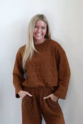 Cozy and Quilted Long Sleeve Top