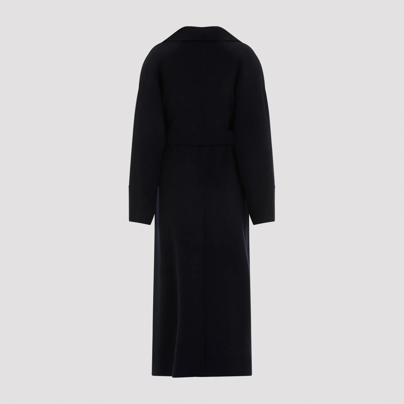 Dark Blue Malika Virgin Wool Coat