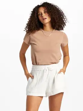 Day Tripper Elastic Waist Shorts