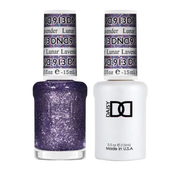 DND Matching Pair - Super Glitter Collection -Lunar Lavender #913