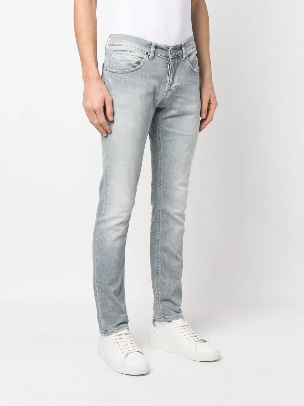 Dondup Jean skinny à effet légèrement délavé