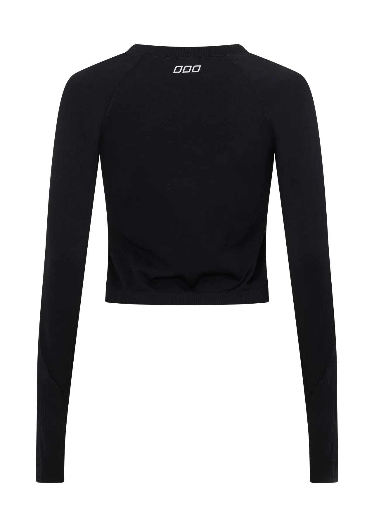 Dynamic Seamless Cropped Long Sleeve Top | Black | Long Sleeve | Lorna Jane Australia