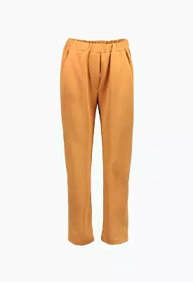 Elastic Waist Pegged Trouser