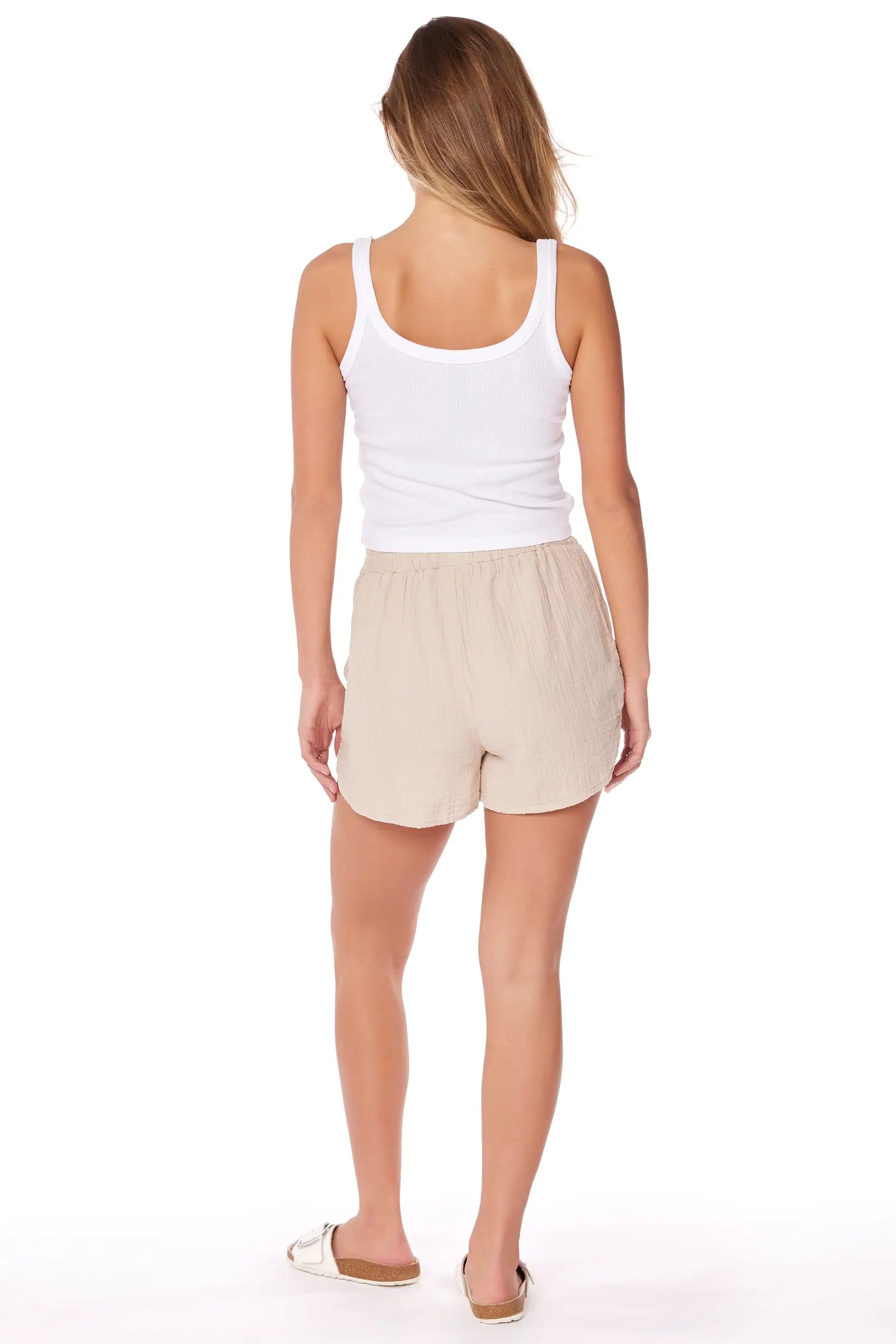 ELASTIC WAIST SHORT