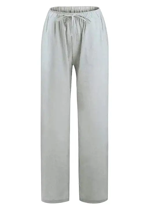 Elevate Everyday Style with Women's Wide Leg Drawstring Chinos