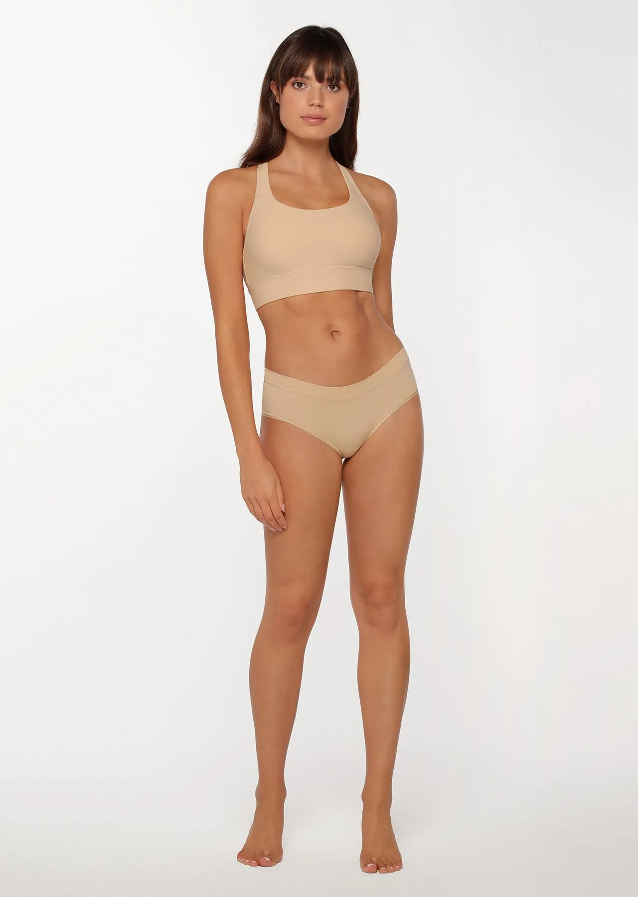 Feel Naked Brief | Almond | Lorna Jane | Intimates | Lorna Jane Australia