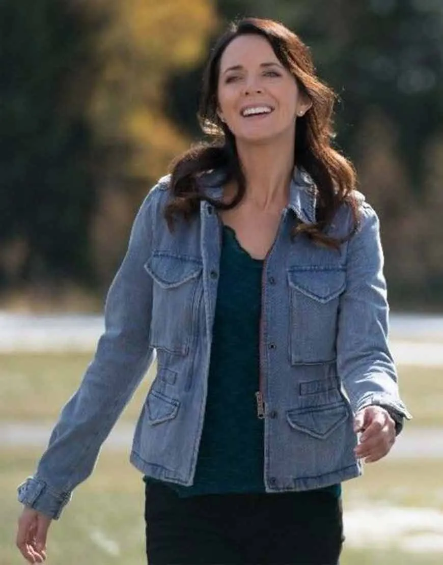 Heartland S14 Michelle Morgan Jacket | Lou Fleming Blue Denim Jacket