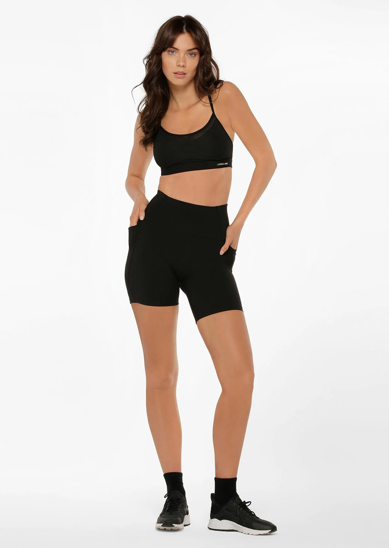 Hi-Fold No Ride Recycled Ride Bike Shorts | Black | Sale | Lorna Jane Australia