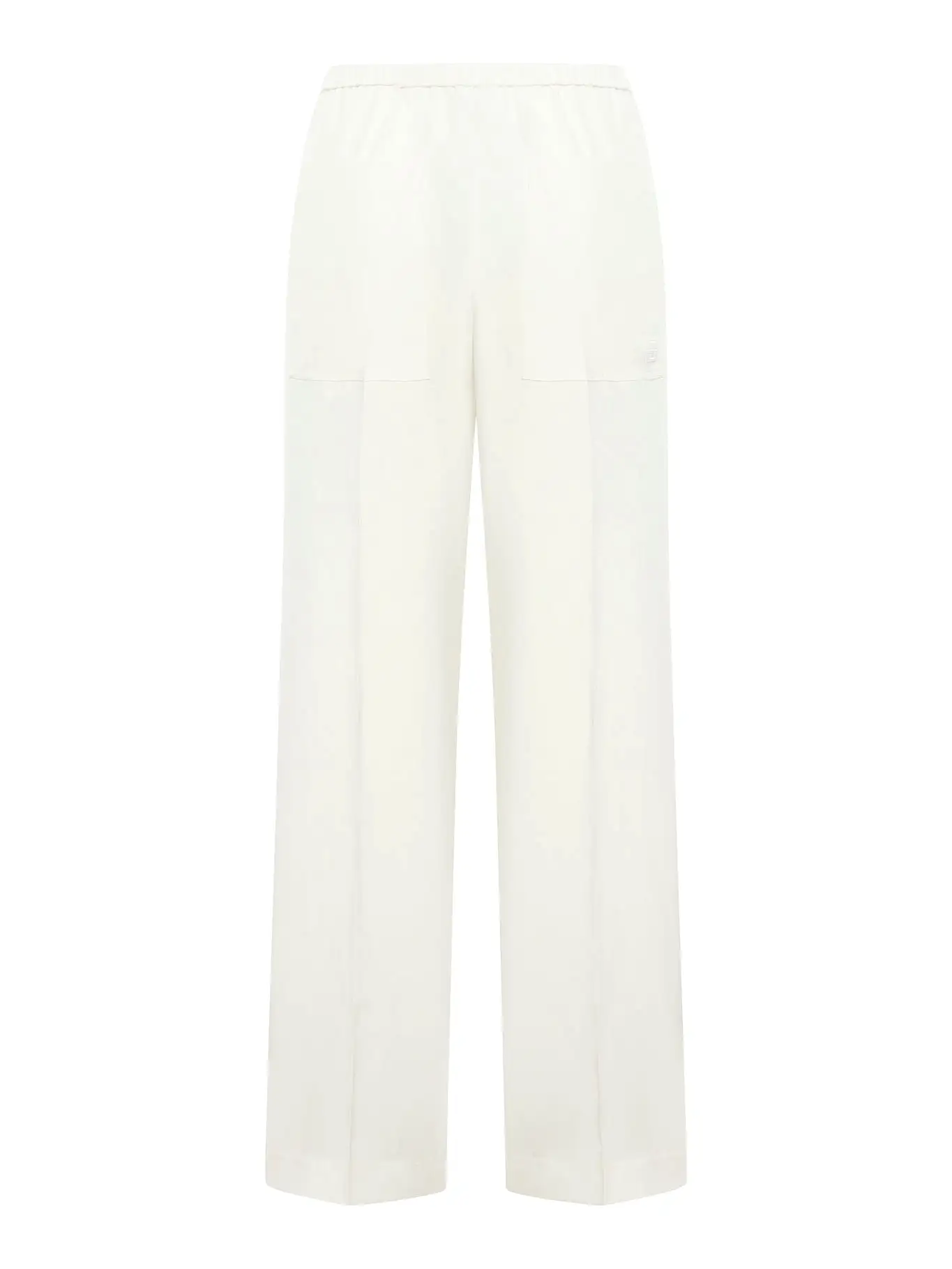 High waisted wide leg trousers