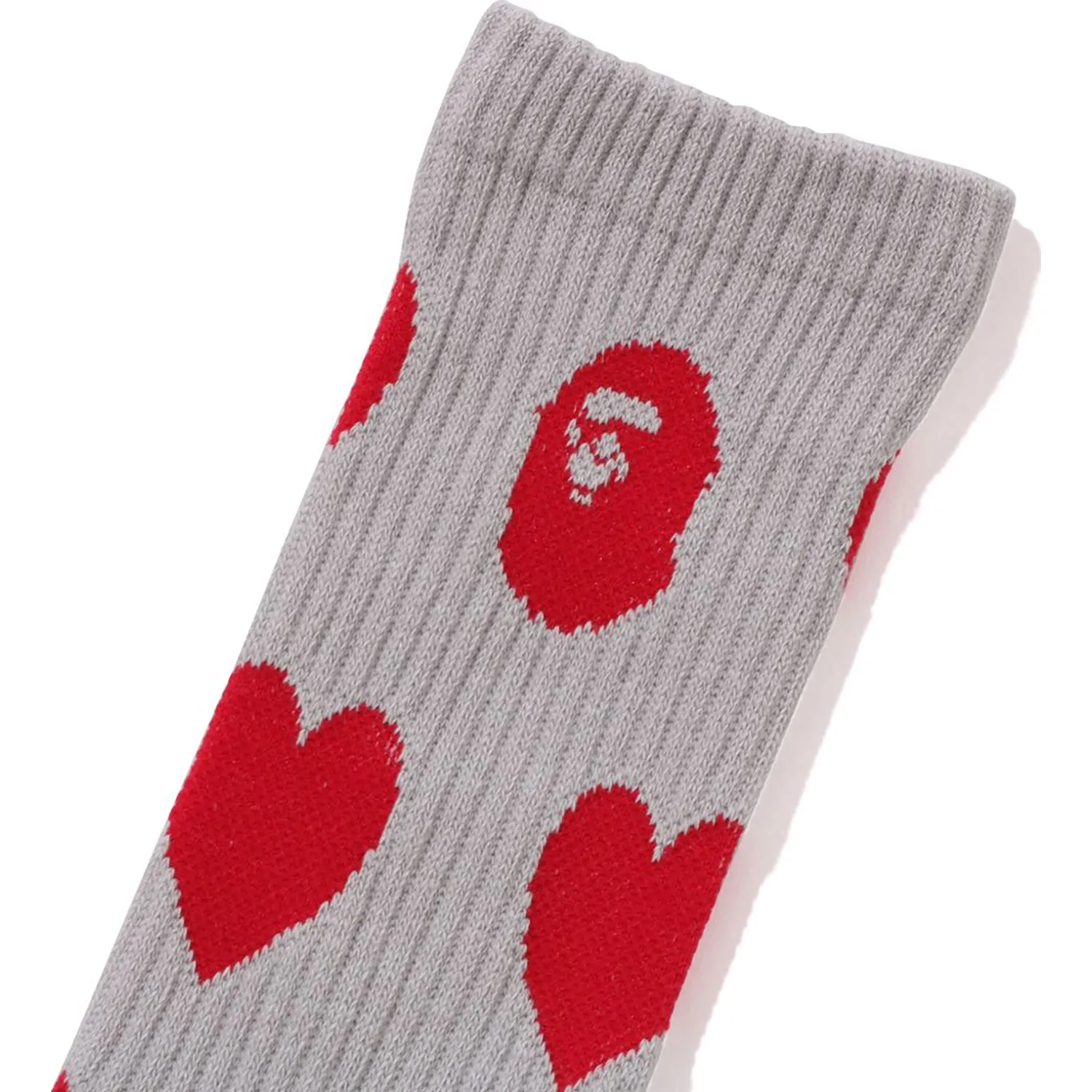 I LOVE BAPE MONOGRAM SOCKS LADIES