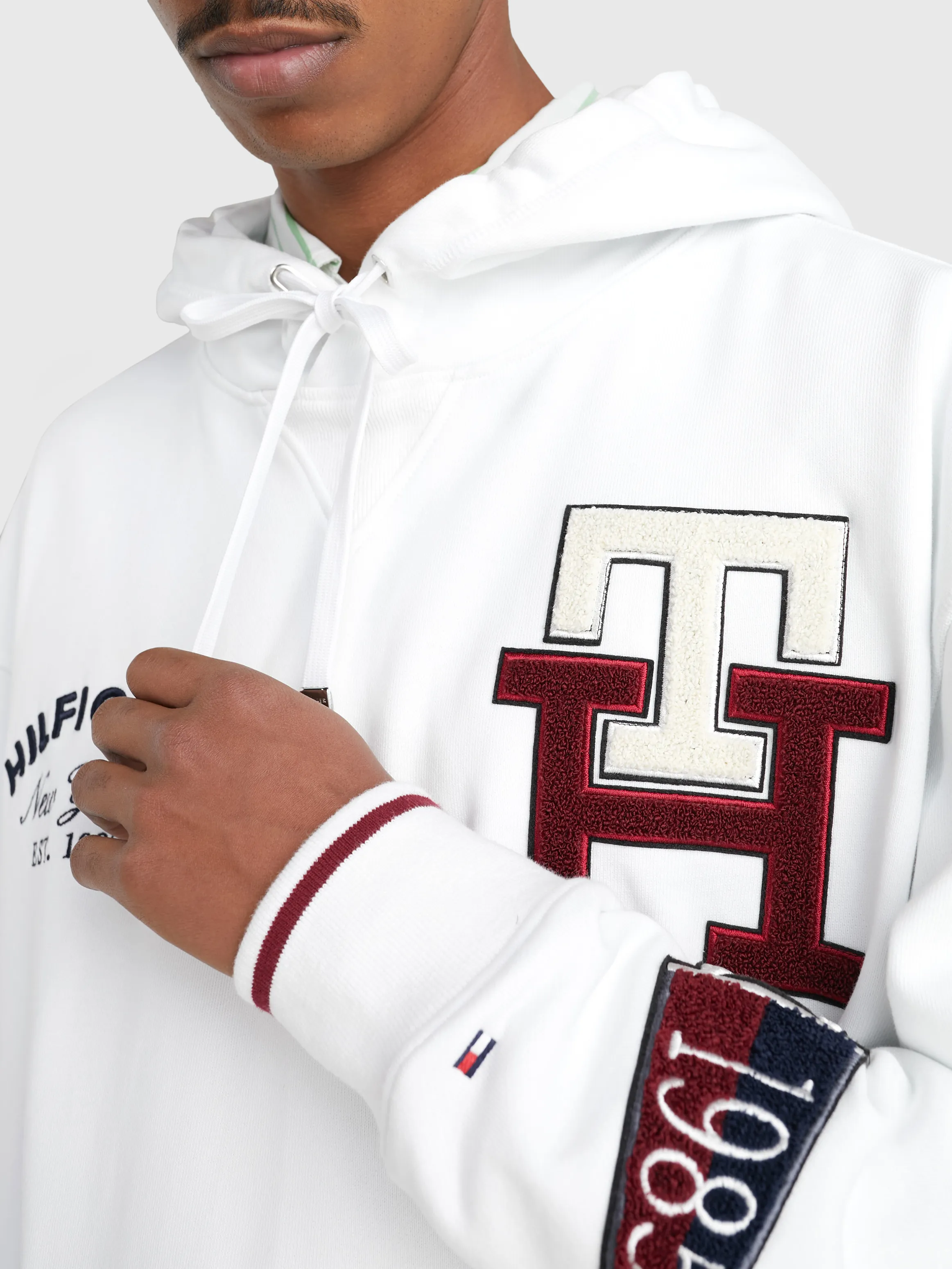 Icons Multi Badge Back Logo Hoodie | Sweatshirts & Hoodies | Tommy Hilfiger