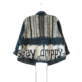 In-Stock 'STAY DRIPPY' DENIM JACKET