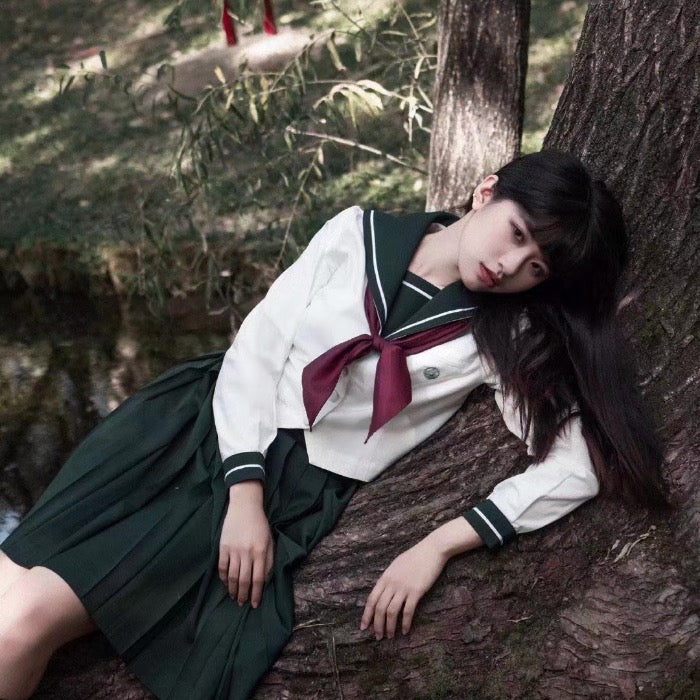 Inuyasha Kagome Higurashi (日暮 かごめ) same style Japan uniform top long sleeve cosplay / daily