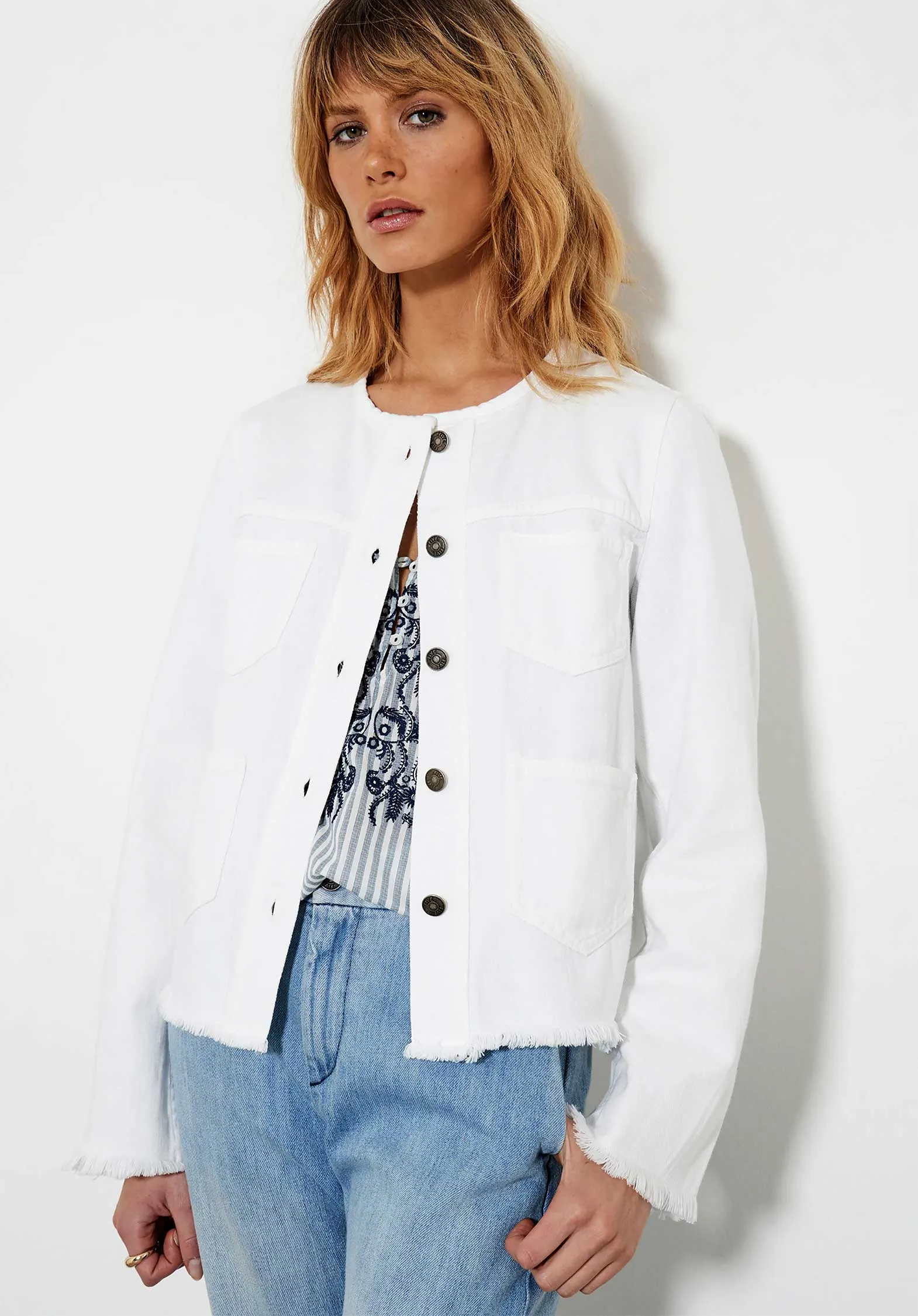 Jacket 47925violina White