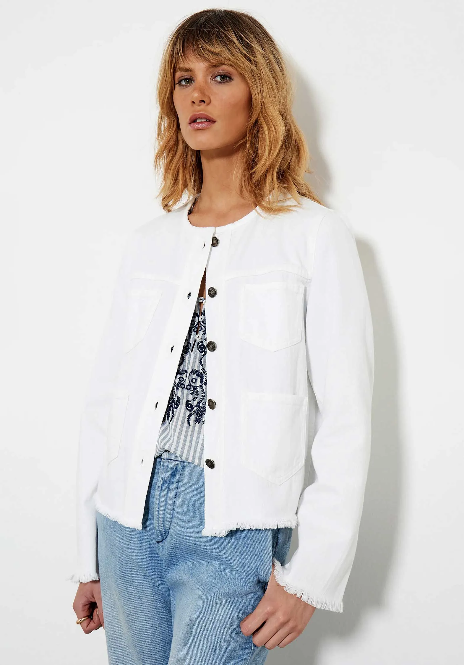 Jacket 47925violina White