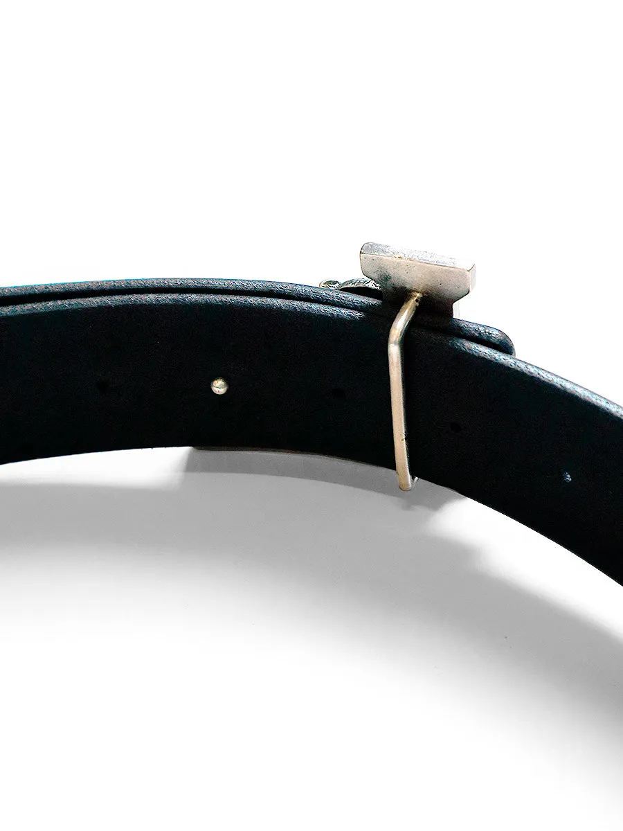 Kapital Leather Laundry Raccoon Buckle Belt