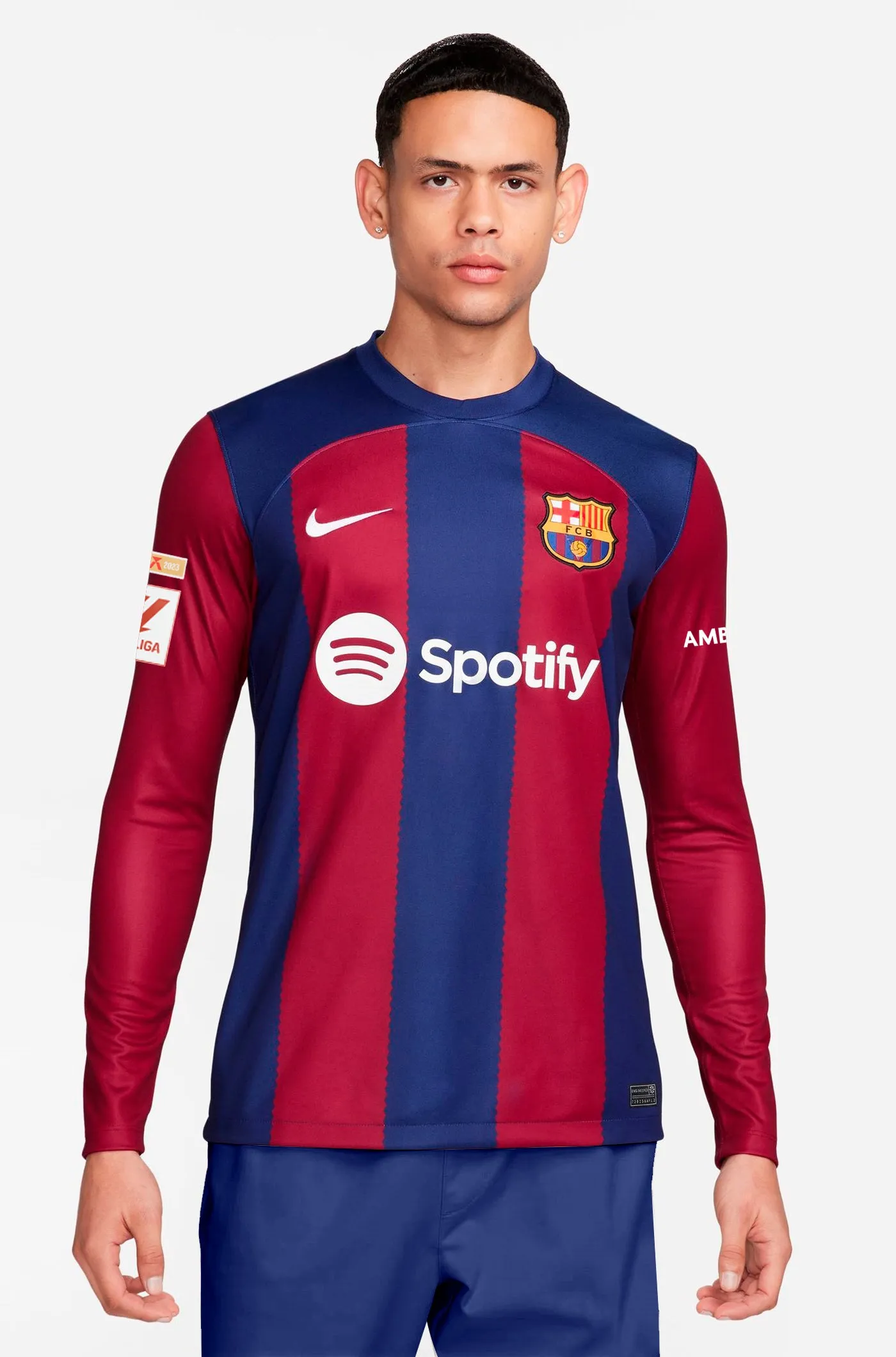 LFP FC Barcelona home shirt 23/24 - Long-sleeve - LAMINE YAMAL