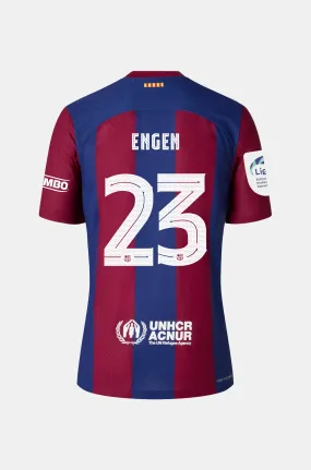 LIGA F FC Barcelona home shirt 23/24 - Long-sleeve - ENGEN