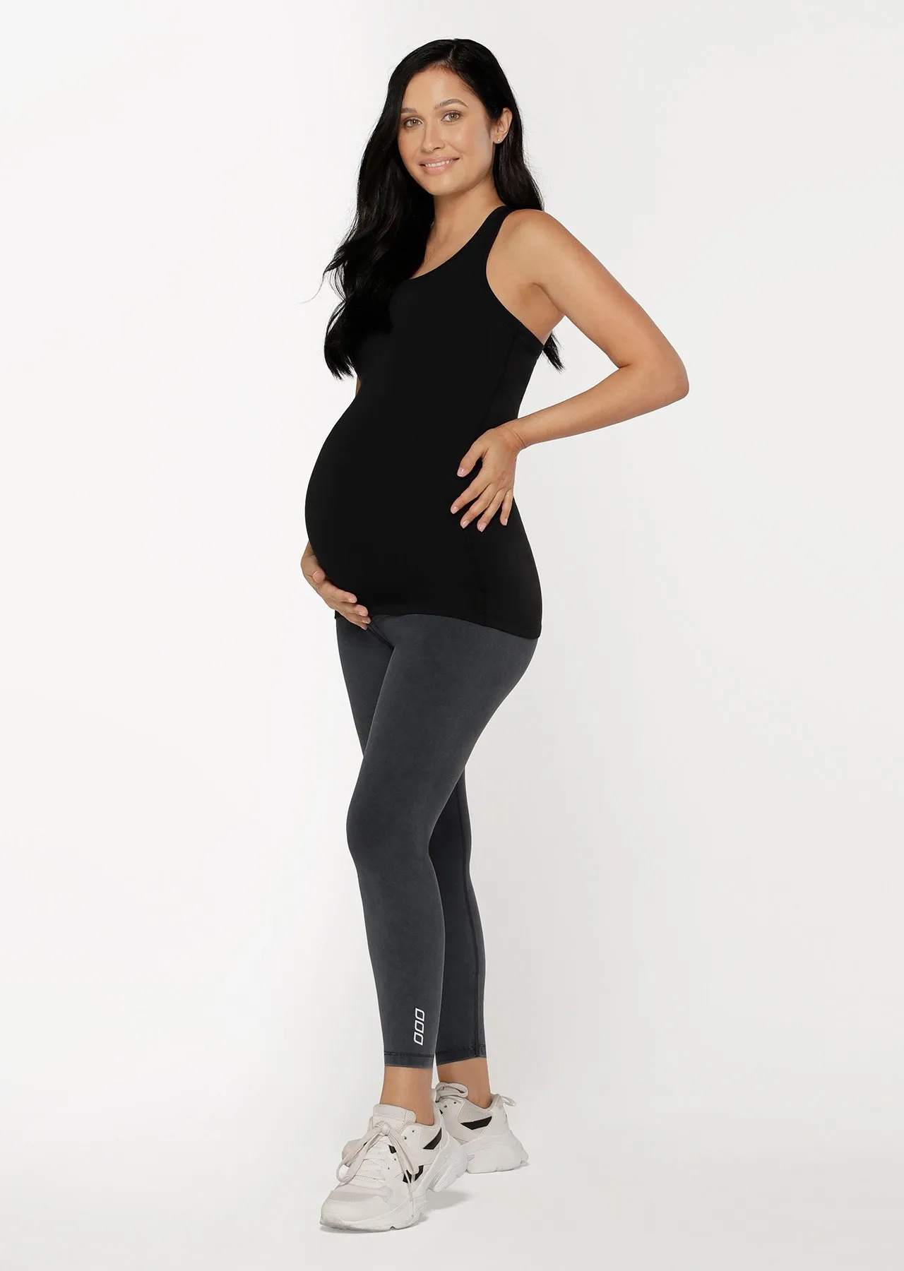 LJ Maternity Bare Minimum Extraordinary Tank | Black | Lorna Jane | Tanks | Lorna Jane Australia